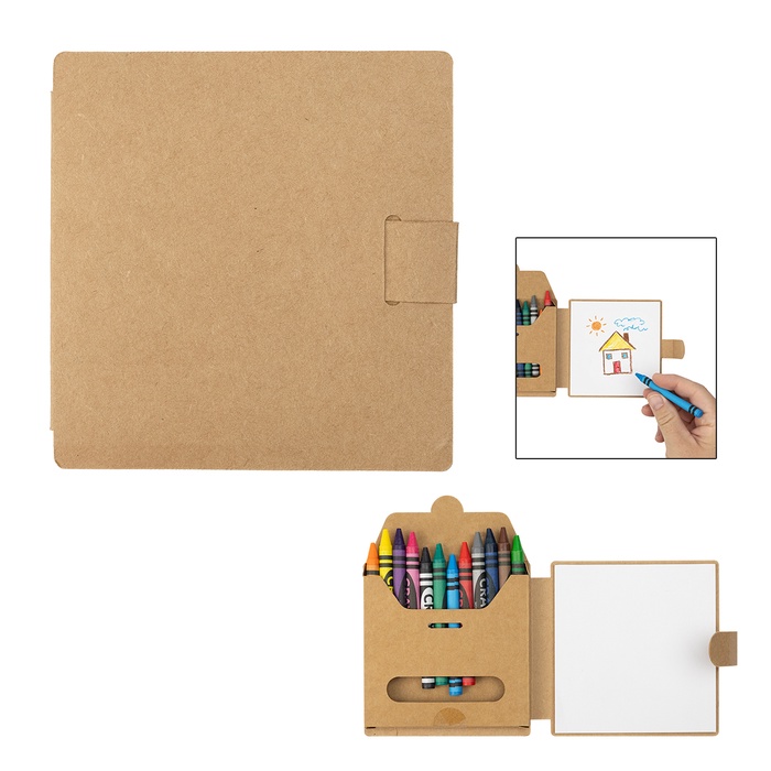 Crayon Set With Notepad