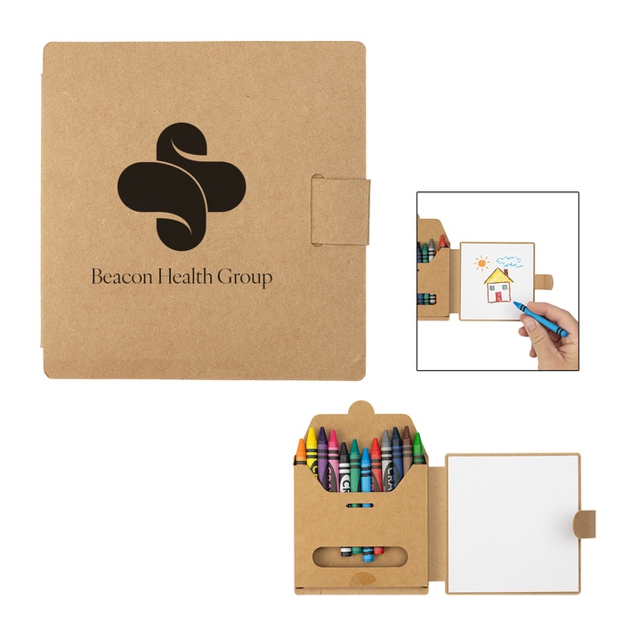 Crayon Set With Notepad