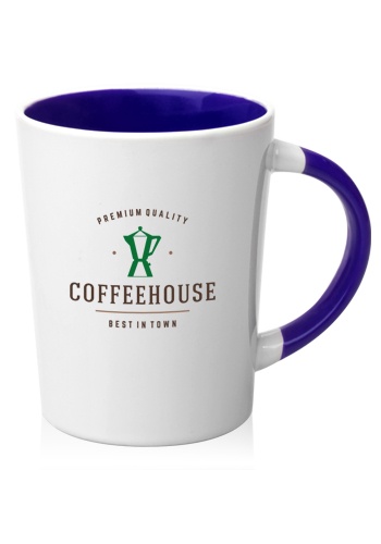 13 oz. Albany Two Tone Latte Personalized Mugs