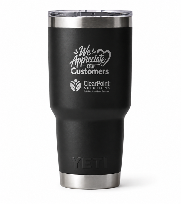 Customer Appreciation YETI® 30 oz. Tumbler with Your Logo