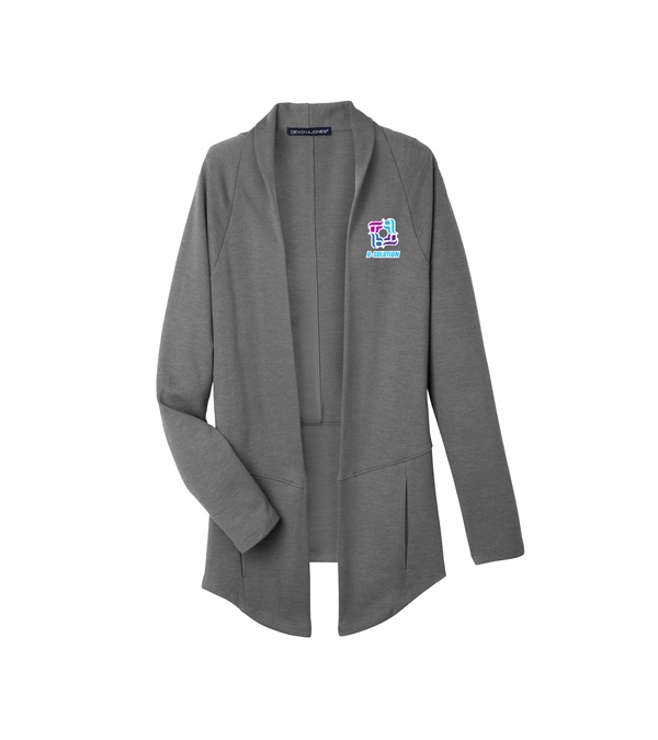 Devon & Jones New Classics Ladies' Charleston Cardigan - Embroidery