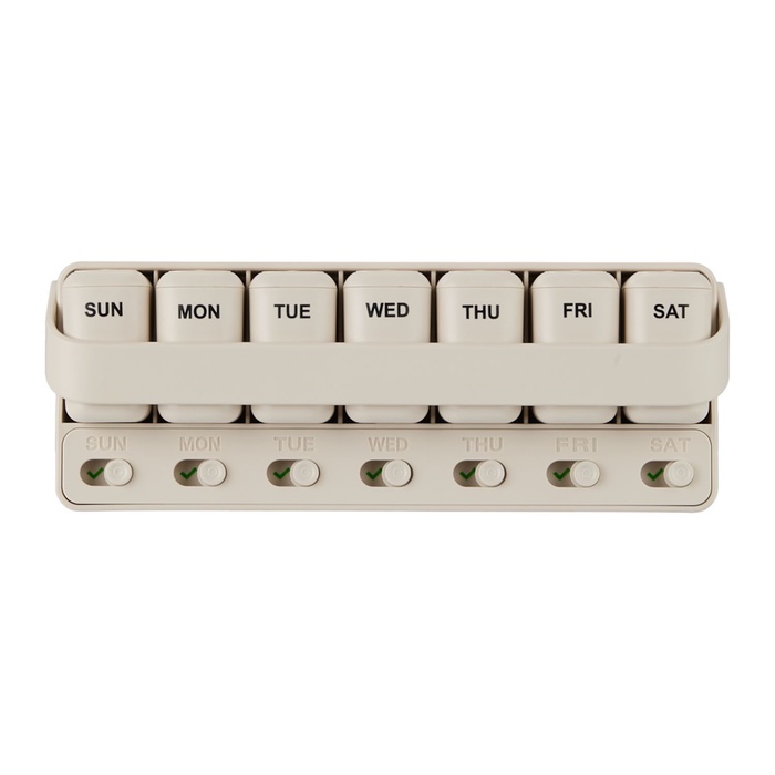 Wellable™ Daily Pill and Supplement Organizer