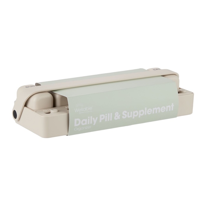 Wellable™ Daily Pill and Supplement Organizer