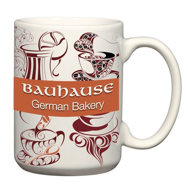 15 oz. Custom Full Color Mugs