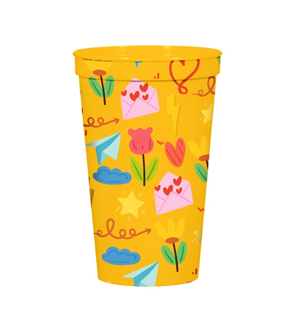 22 oz. Full Color Big Game Stadium Cup