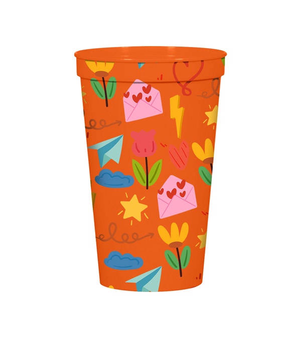 22 oz. Full Color Big Game Stadium Cup
