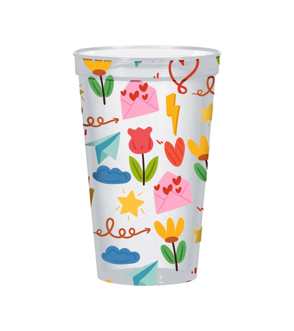 22 oz. Full Color Big Game Stadium Cup