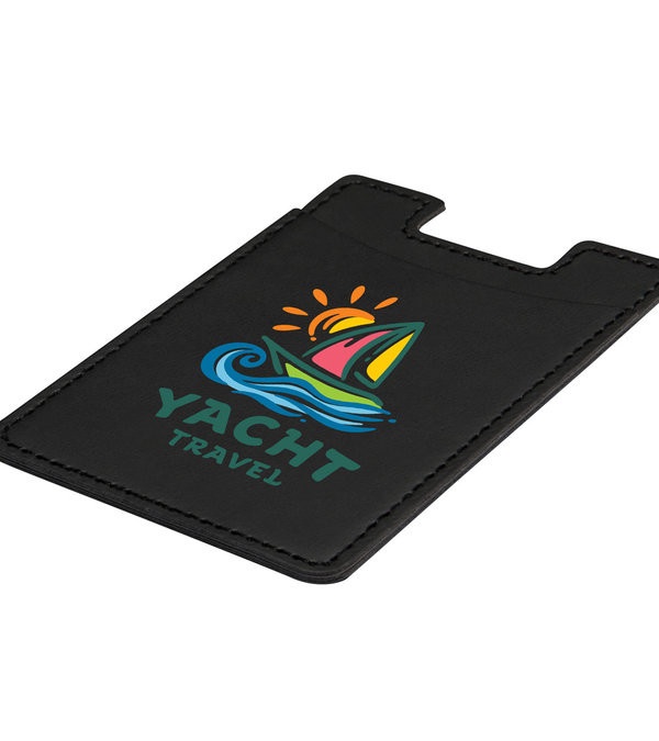 RFID Leatherette Cell Wallet - Full Color Imprint