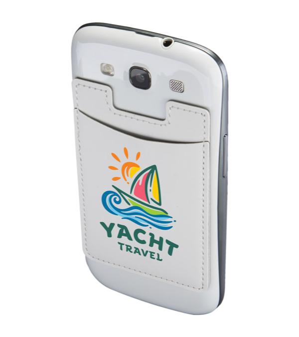 RFID Leatherette Cell Wallet - Full Color Imprint
