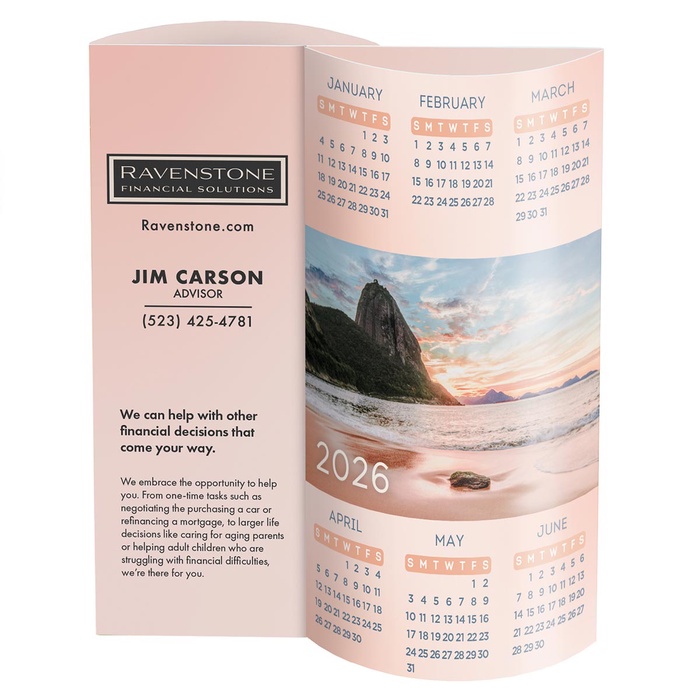 Beach Wave Desk Calendar