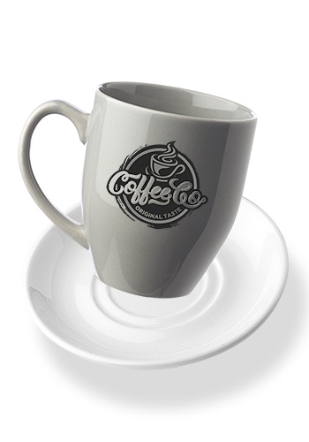 16 oz. Bistro Coffee Mug with Ceramic Coaster