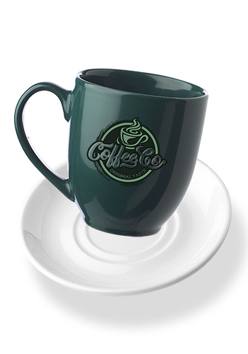 16 oz. Bistro Coffee Mug with Ceramic Coaster