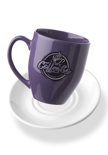 16 oz. Bistro Coffee Mug with Ceramic Coaster