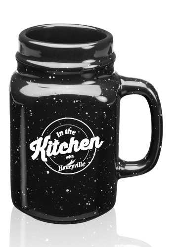 16 oz. Savannah Ceramic Personalized Mason Jars