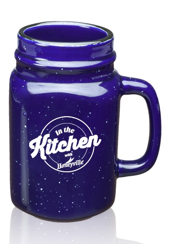 16 oz. Savannah Ceramic Personalized Mason Jars