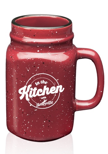 16 oz. Savannah Ceramic Personalized Mason Jars