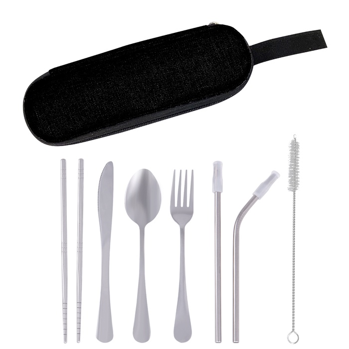 Stainless Steel Cutlery Set In Pouch