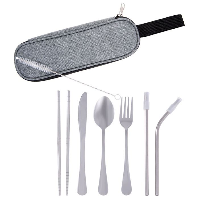 Stainless Steel Cutlery Set In Pouch