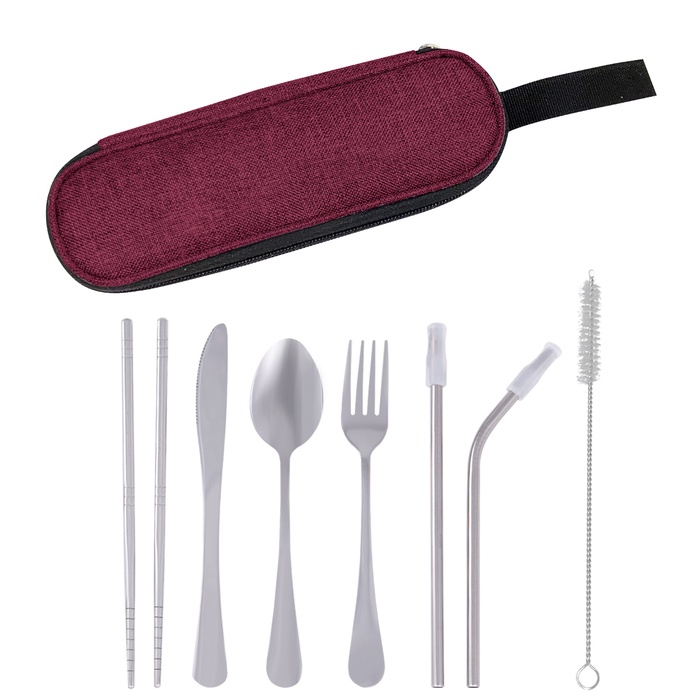 Stainless Steel Cutlery Set In Pouch