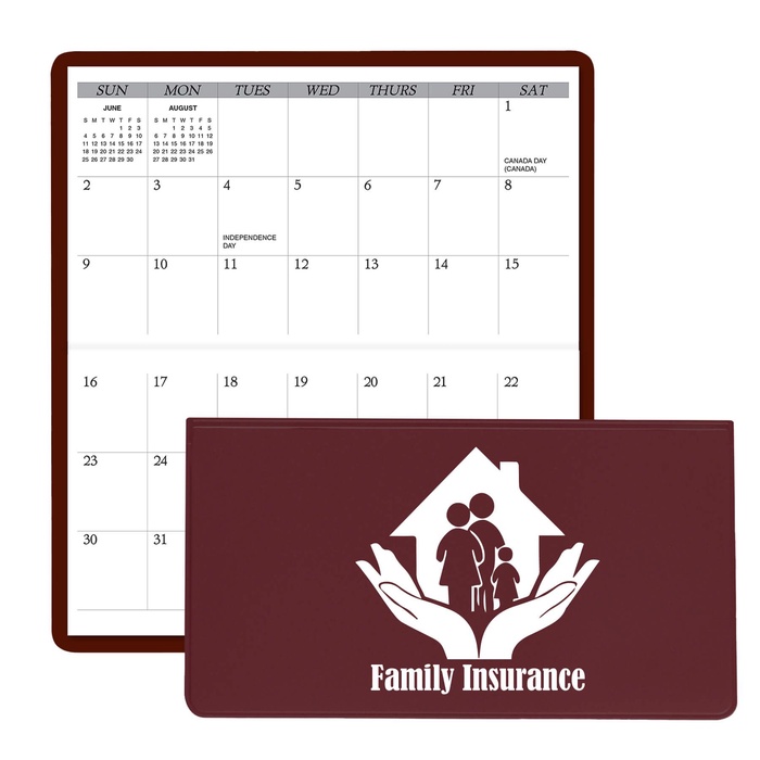 Horizontal Monthly Pocket Planner