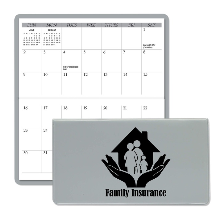 Horizontal Monthly Pocket Planner