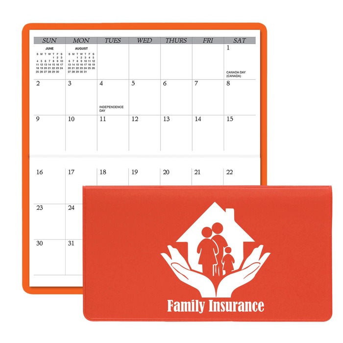 Horizontal Monthly Pocket Planner