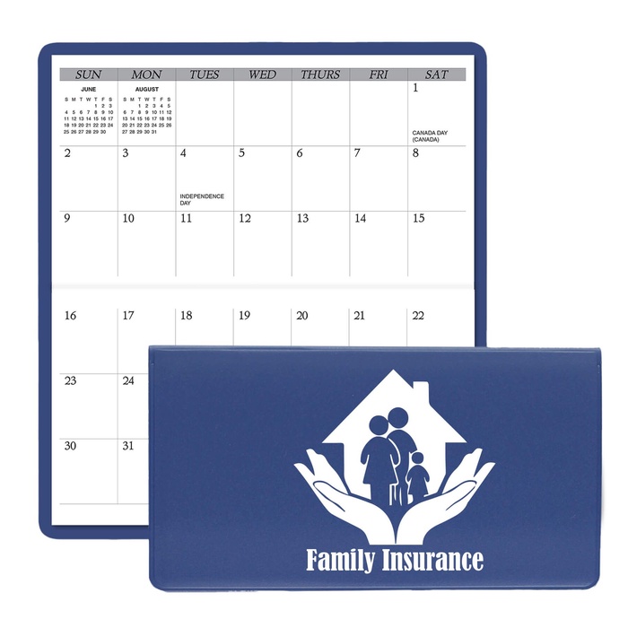 Horizontal Monthly Pocket Planner