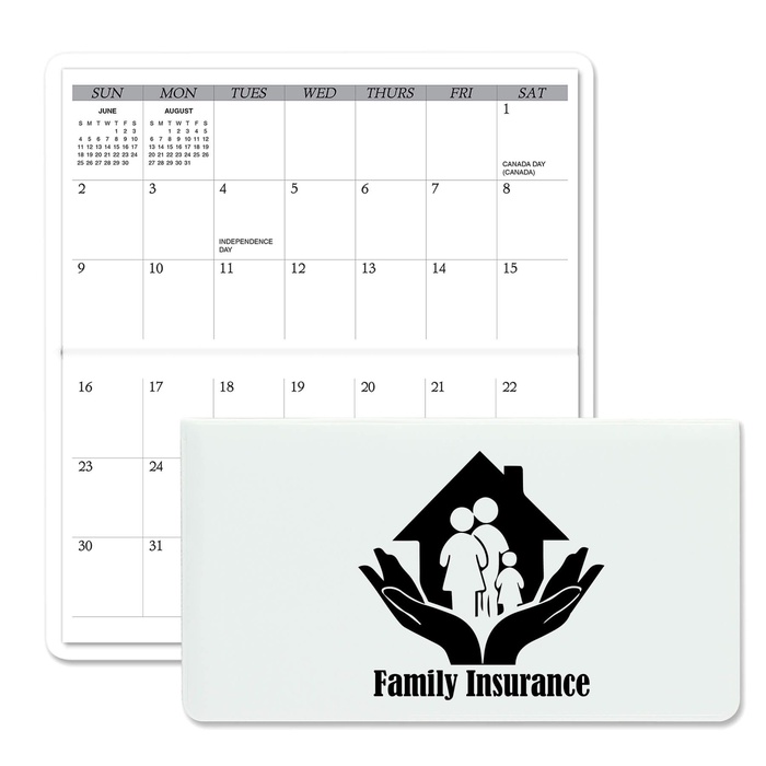 Horizontal Monthly Pocket Planner