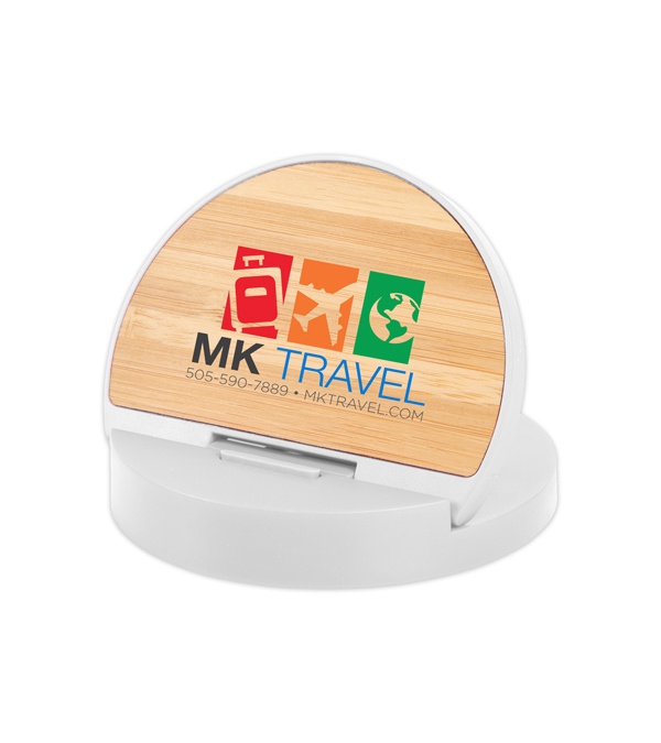 10W Wireless Charger Phone Stand - Full Color Imprint