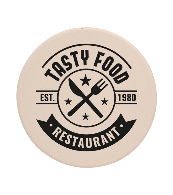 4 in. Round Ceramic Coasters