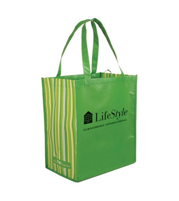 RPET Striped Tote Bag