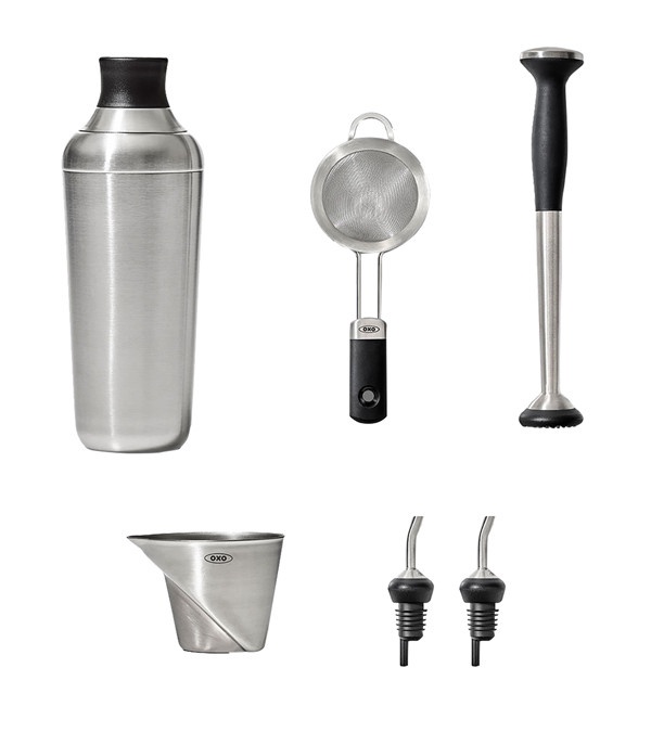 OXO SteeL 6-piece Barware Set