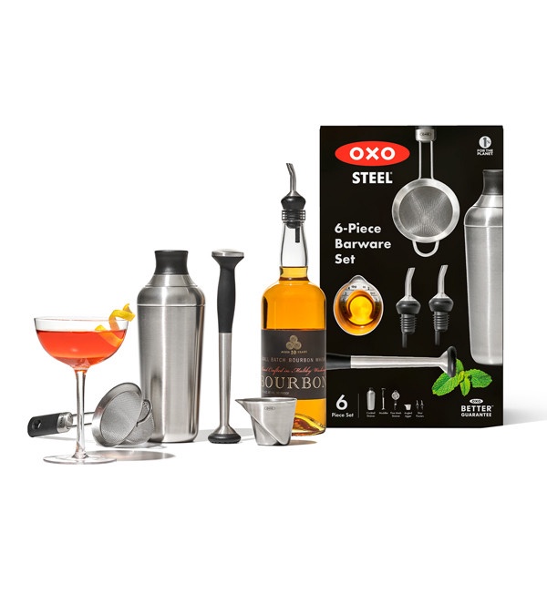 OXO SteeL 6-piece Barware Set