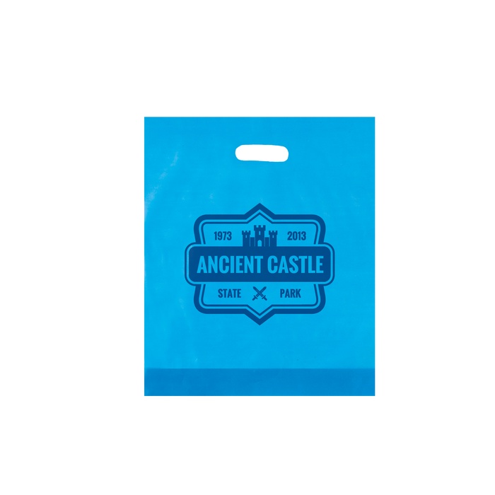 Frosted Die-Cut 15" x 18" x 4" Promotional Bags
