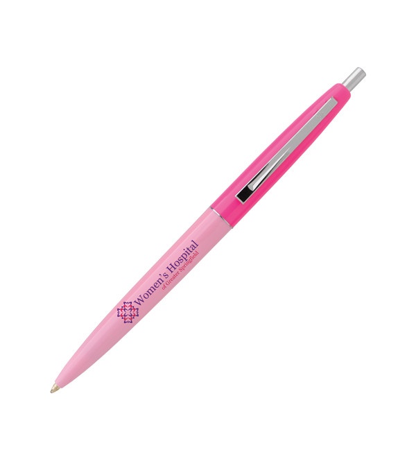 Clic White Chrome Pen