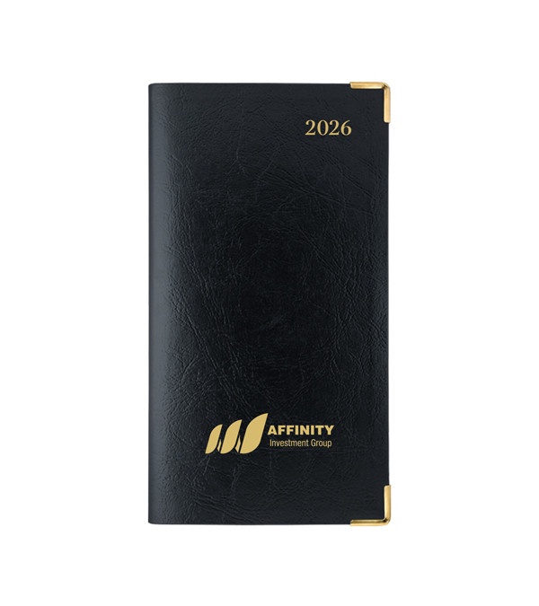 Montana Bonded Leather Pocket Pal Calendar 2026