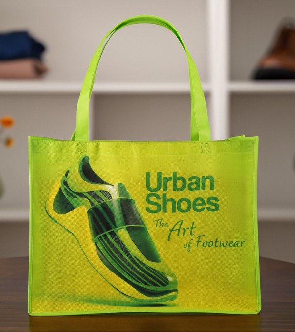 Sublimated Large Non-Woven Shopping Tote