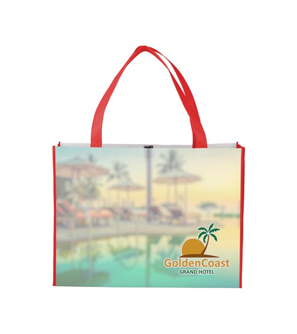 Sublimated Large Non-Woven Shopping Tote