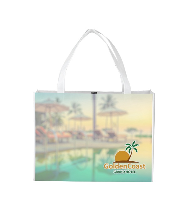 Sublimated Large Non-Woven Shopping Tote