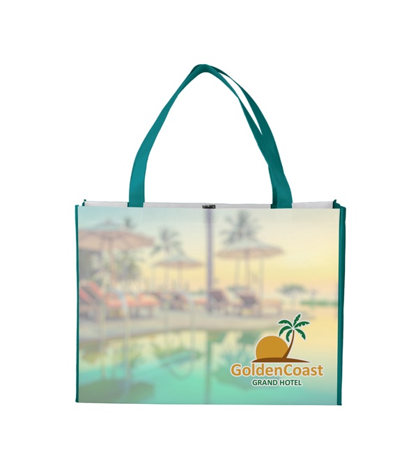 Sublimated Large Non-Woven Shopping Tote