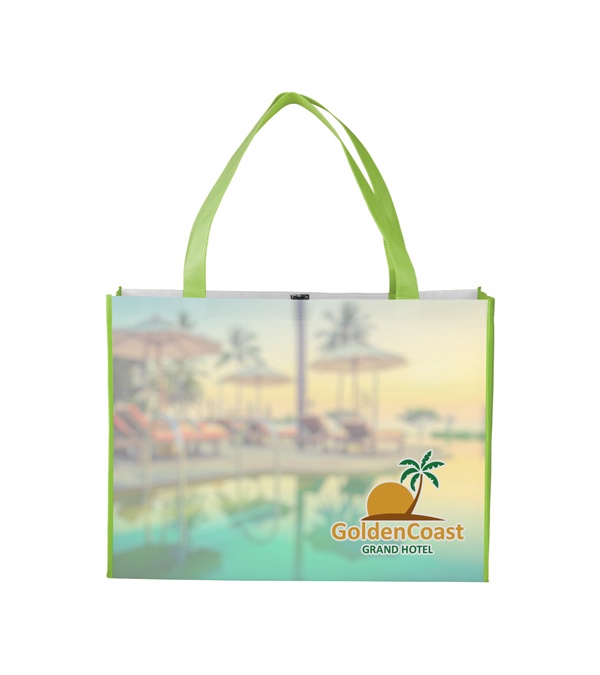 Sublimated Large Non-Woven Shopping Tote
