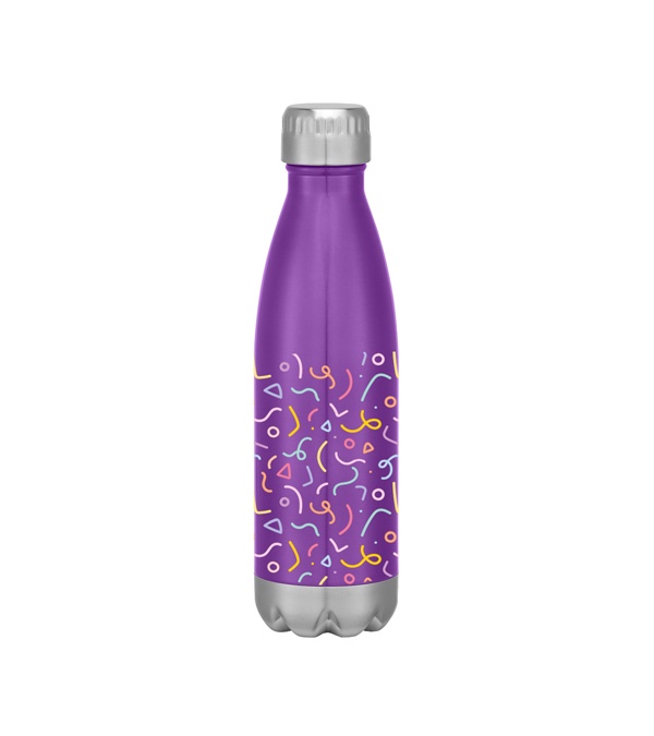 16 oz. Full Color Swiggy Stainless Steel Bottle