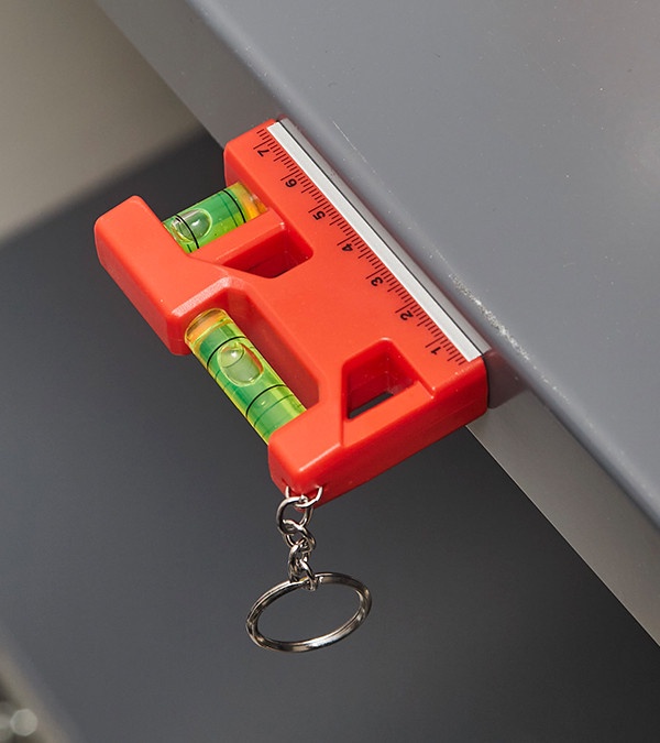 Hank 3inch Level / Ruler Keyring