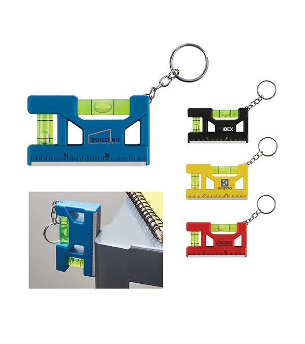 Hank 3inch Level / Ruler Keyring