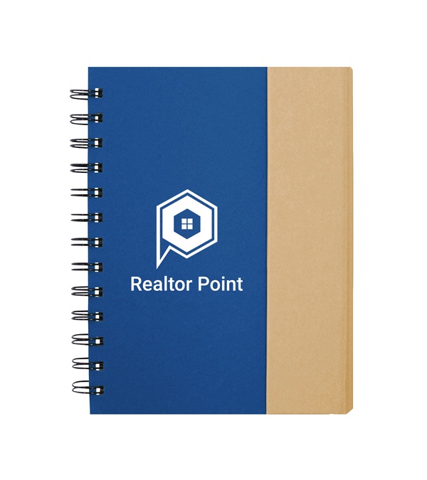 Spiral Notebook w/ Sticky Notes