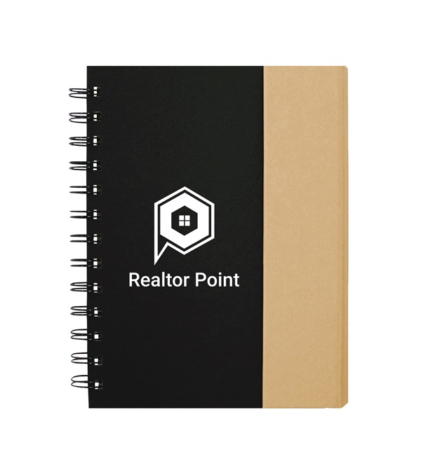 Spiral Notebook w/ Sticky Notes