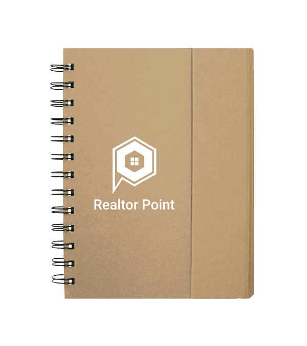 Spiral Notebook w/ Sticky Notes