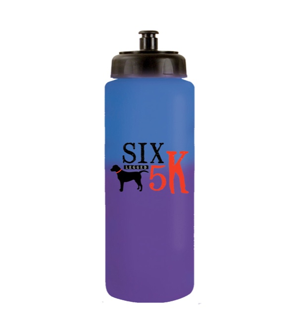 32 oz. Mood Sports Bottle with Push 'n Pull Cap - Full Color Imprint