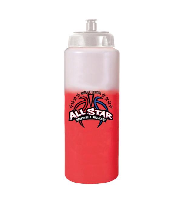 32 oz. Mood Sports Bottle with Push 'n Pull Cap - Full Color Imprint
