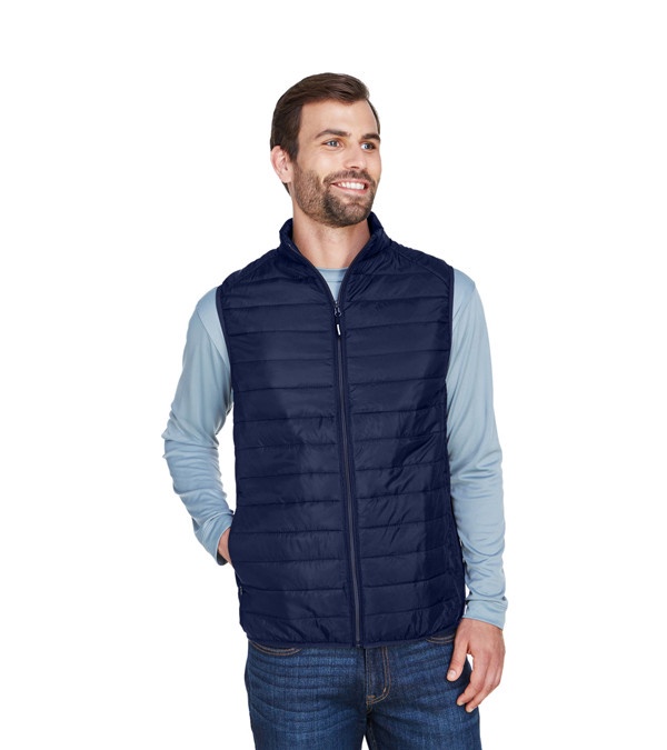 CORE365 Men's Prevail Packable Puffer Vest - Embroidery